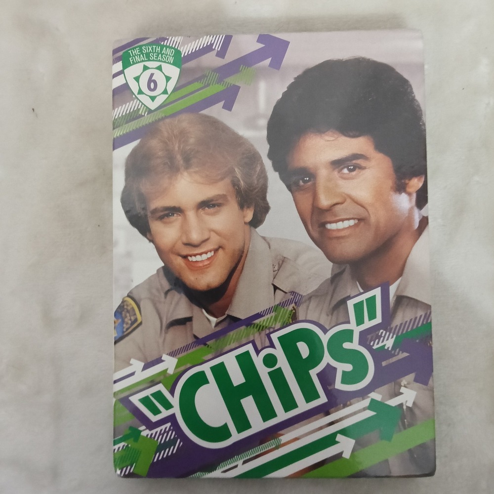 CHiPs The Sixth and Final Season 6 DVD 4-Disc Set Erik Estrada Tom Reilly